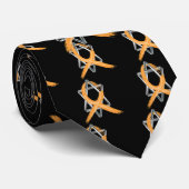 Orange Leukemia Survivor Ribbon Star von David Krawatte (Gerollt)