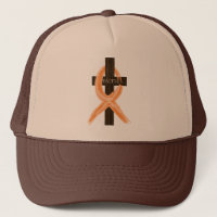 Orange Leukemia Survivor's Cross of Faith