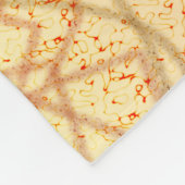 Orange Lichter Fleecedecke (Ecke)