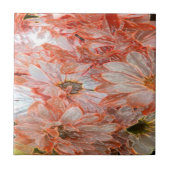 Orange Liebe - Keramik Tile Fliese (Vorderseite)