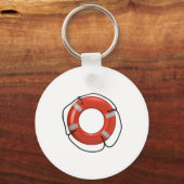 ORANGE LIFE RING SCHLÜSSELANHÄNGER (Vorderseite)