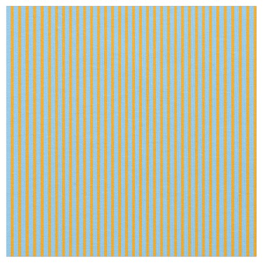 Orange & Light Sky Blau Farbmuster Stoff (Nahaufnahme)