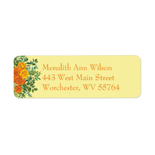 Orange & Light Yellow Peony & Rose Blumenhochzeit