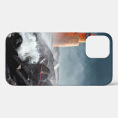 ORANGE LIGHTHOS AUF ROCK Case-Mate iPhone HÜLLE (Rückseite (Horizontal))