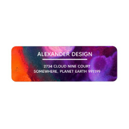 Orange Lila Abstrakte Wasserfarbe, Dienstleistunge