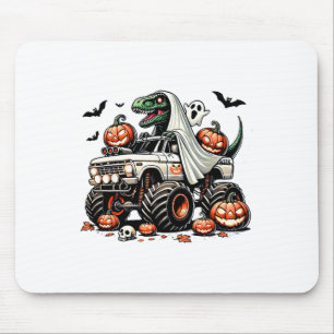Orange Lila Boys Halloween Shirt Ghost Kids Spoo Mousepad