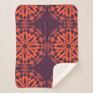 Orange lila coole, einzigartige, trendige Blume ab Sherpadecke