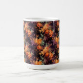 ORANGE LILA GREEN ROCOCCO FALL BLUME KAFFEETASSE (Mittel)