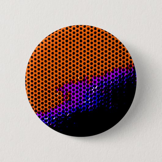 orange/lila Masche Button (Vorderseite)
