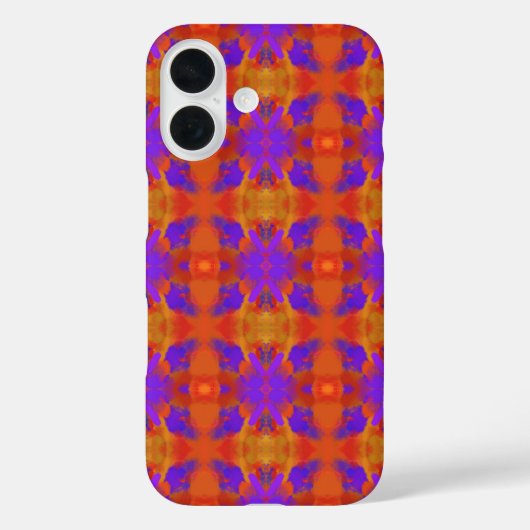 Orange Lila Und Rotes Abstraktes Grafik-Art Design Case-Mate iPhone Hülle (Rückseite)