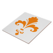 Orange Lilie Fliese (Seite)