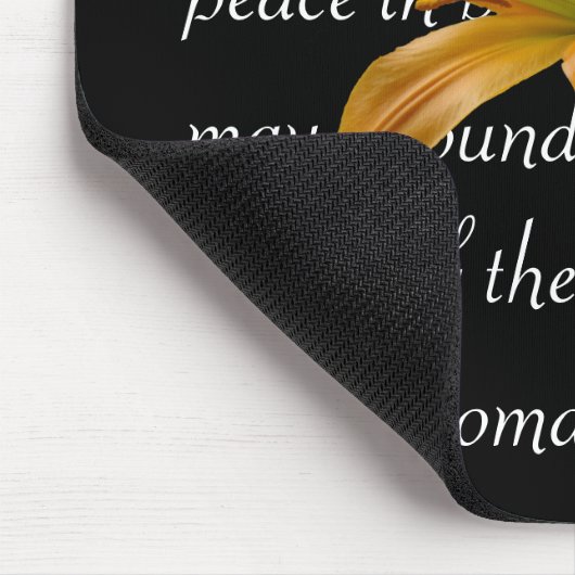 Orange Lilie Mousepad (Ecke)