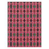 Orange Lilies Abstraktes Muster Tischdecke (Vorderseite)