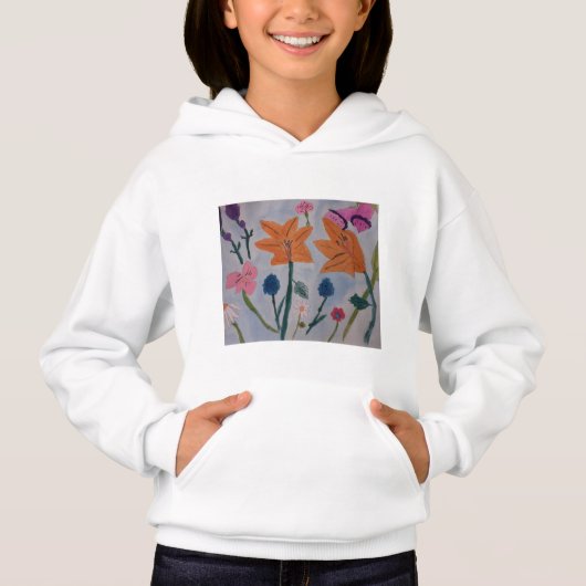 Orange Lilies Hoodies (Vorderseite)