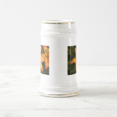 Orange Lily Bierglas (Mittel)