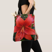 Orange Lily Bloom Floral Tasche (Von Nahem)