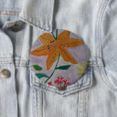Orange Lily Button (Beispiel)