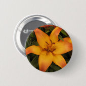 Orange Lily Button (Vorne & Hinten)