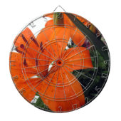 Orange LIly Dartscheibe (vorne)