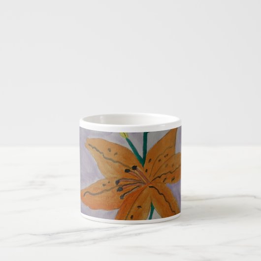 Orange Lily Espresso Cup Espressotasse (Vorderseite)
