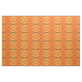 Orange Lily Floral Gemustertes Gewebe Stoff (Yard (91,4 cm))