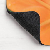 Orange Lily Floral Mousepad (Ecke)