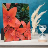 Orange Lily Fotoplatte (Seite)