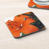 Orange LIly Getränkeuntersetzer (Linke Seite)