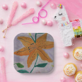 Orange Lily Pappteller (Party)