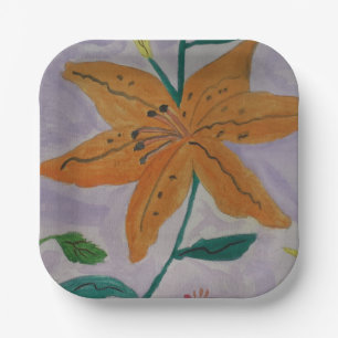 Orange Lily Pappteller