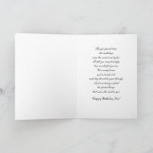 Orange Lily Sister Birthday Karte (Innenseite)