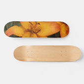 Orange Lily Skateboard (Horizontal)