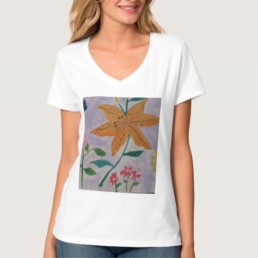 Orange Lily T-Shirt (Vorderseite)