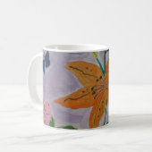 Orange Lily Tasse (Vorderseite Links)