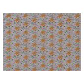 Orange Lily Tischdecke (Vorderseite (Horizontal))