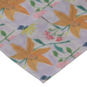 Orange Lily Tischdecke (Schrägansicht)