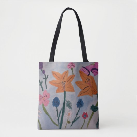 Orange Lily Tote Bag Tasche (Vorderseite)