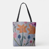 Orange Lily Tote Bag Tasche (Rückseite)