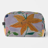 Orange Lily Waschbeutel (Vorderseite)