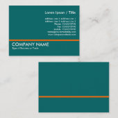 Orange Line - grün Visitenkarte (Vorne/Hinten)