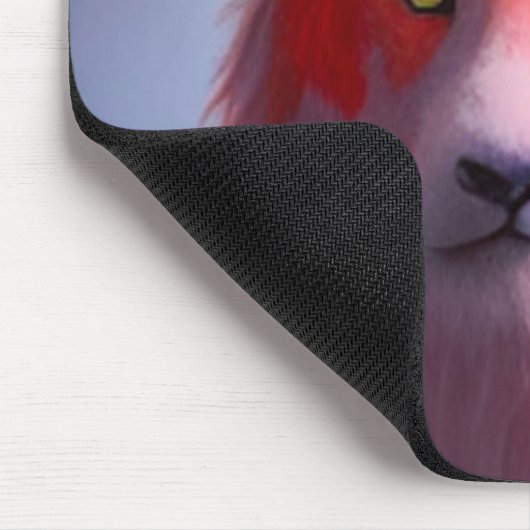 Orange Lion Creature Mousepad (Ecke)