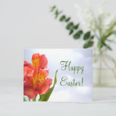 Orange Lippe Postkarte (Stehend Vorderseite)