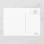 Orange Lippe Postkarte (Rückseite)