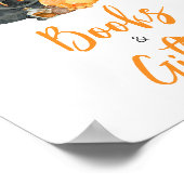 Orange Little Boo Baby Duschbücher und Geschenke Poster (Ecke)