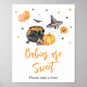 Orange Little Boo Ghost Babies sind süß Poster (Vorne)