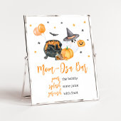 Orange Little Boo Ghost Baby Dusche Mama Osa Bar Poster