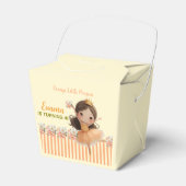 Orange Little Princess Ball Favor Box Geschenkschachtel (Vorderseite)