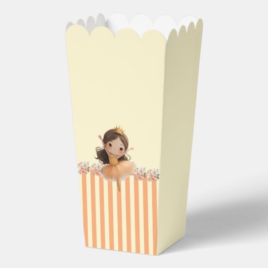 Orange Little Princess Ball Favor Box Geschenkschachtel (Vorderseite)