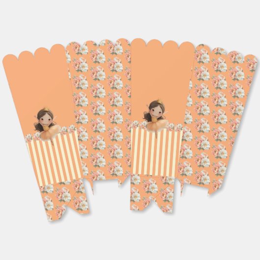 Orange Little Princess Ball Favor Box Geschenkschachtel (Ungeklappt)