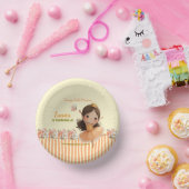 Orange Little Princess Ball Paper Bowls Pappteller (Party)